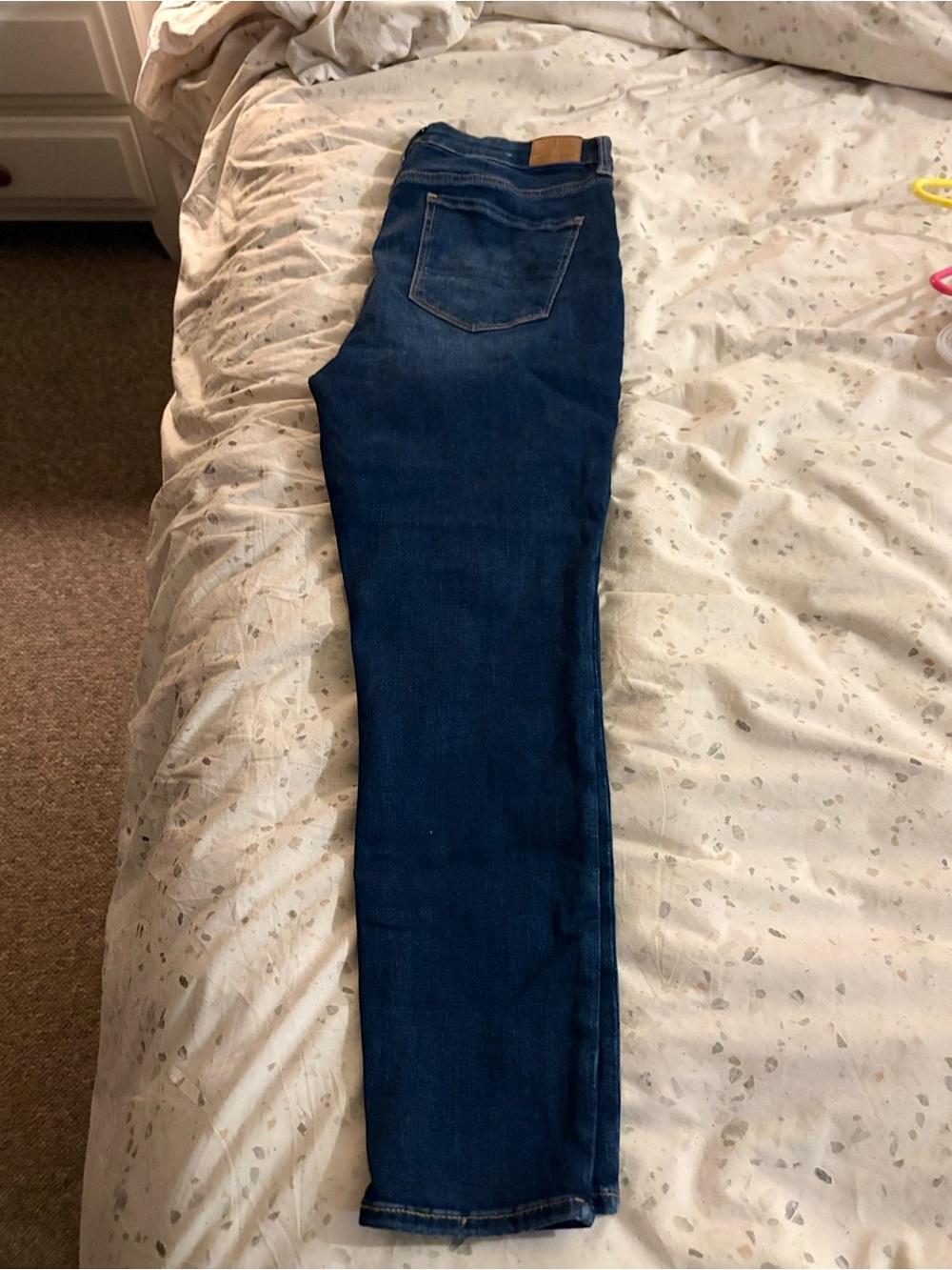 American Eagle Outfitters Women's Dark Blue Skinny Jeans